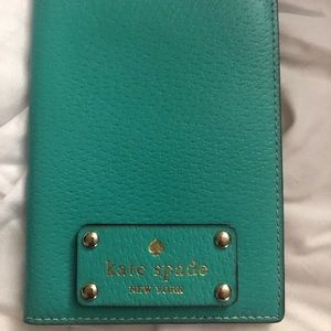 Kate Spade Teal Passport Cover